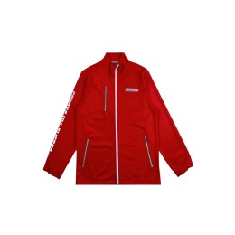 Tailor-made red windbreaker jacket design business collar windbreaker jacket sports windbreaker printed LOGO contrast color zipper pocket Radio Television Hong Kong Windbreaker J993 Tailor-made red windbreaker jacket design business collar windbreaker jacket sports windbreaker printed LOGO contrast color zipper pocket Radio Television Hong Kong Windbreaker J993